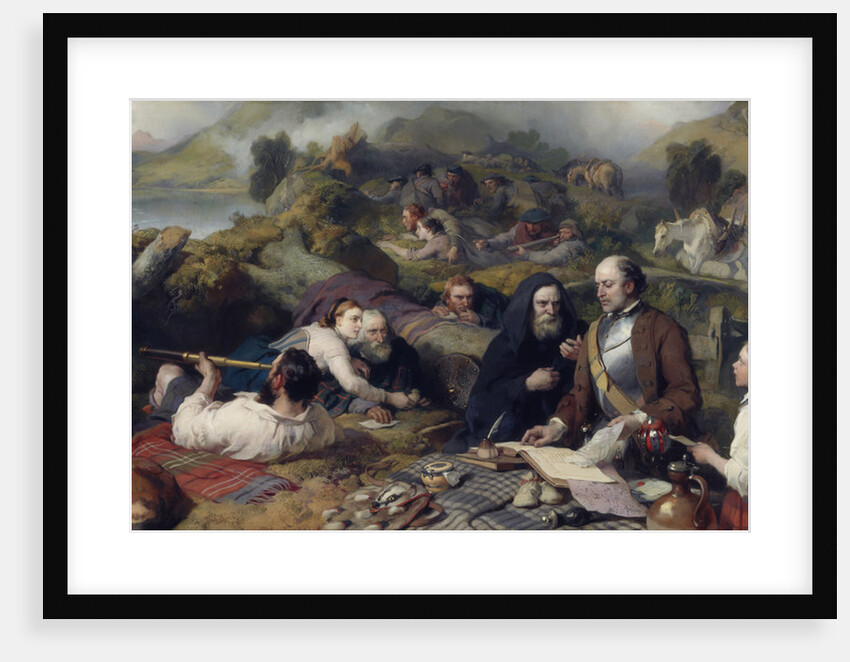 Rent-day in the Wilderness by Sir Edwin Landseer